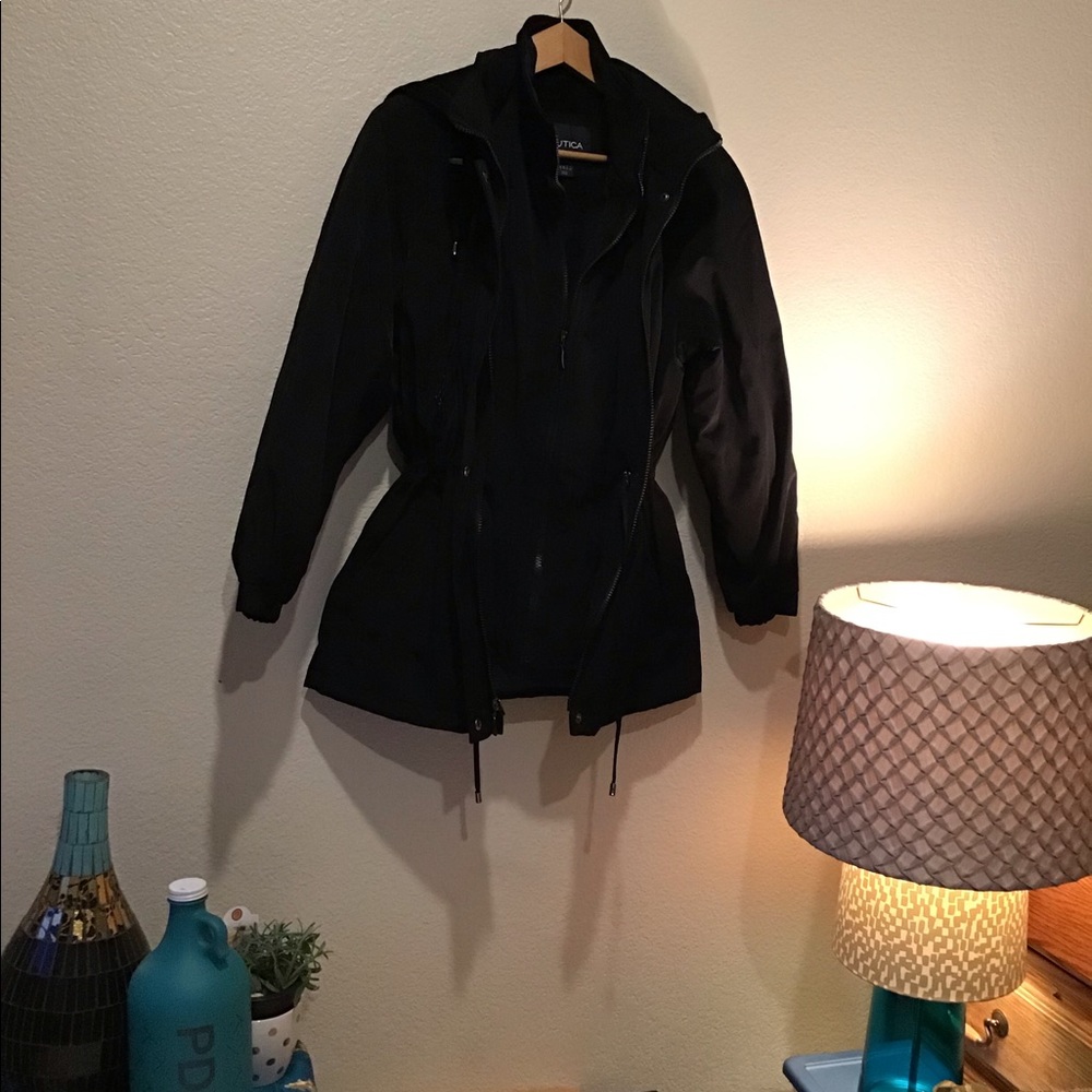 Nautica Black Double Layer Jacket